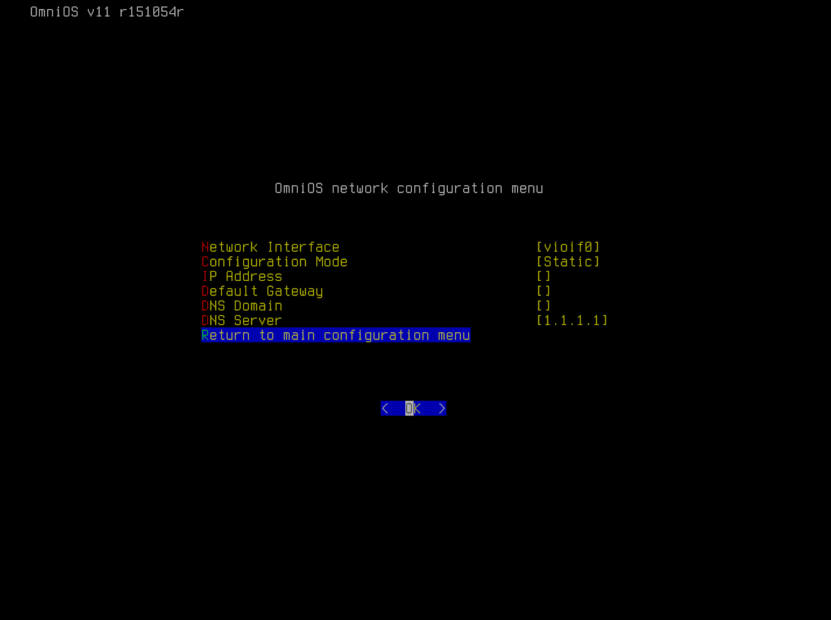 Network configuration