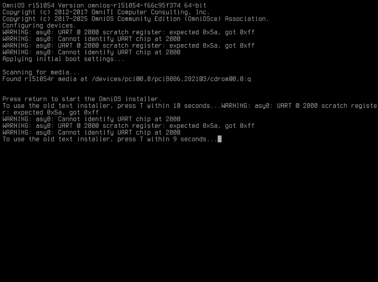 Select installer
