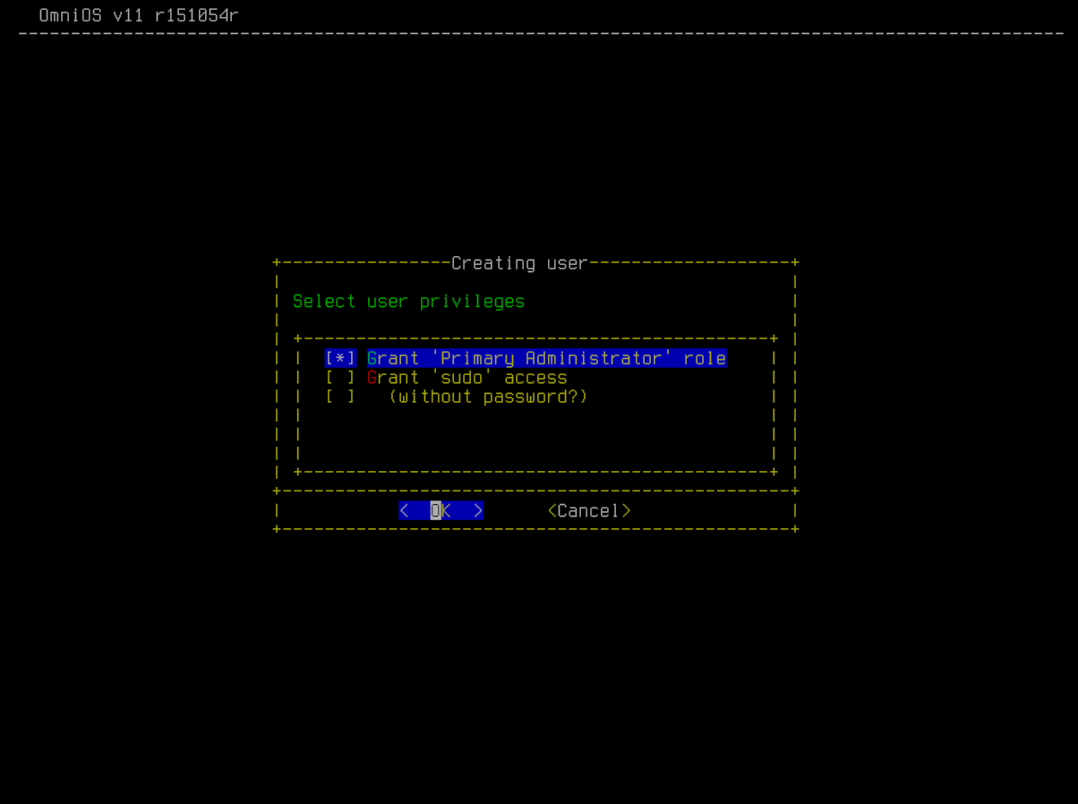 User privileges